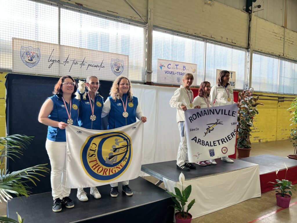 équipe dames du CTS Thorigné vice championne de France 2025